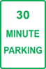30 Minute Parking Clip Art